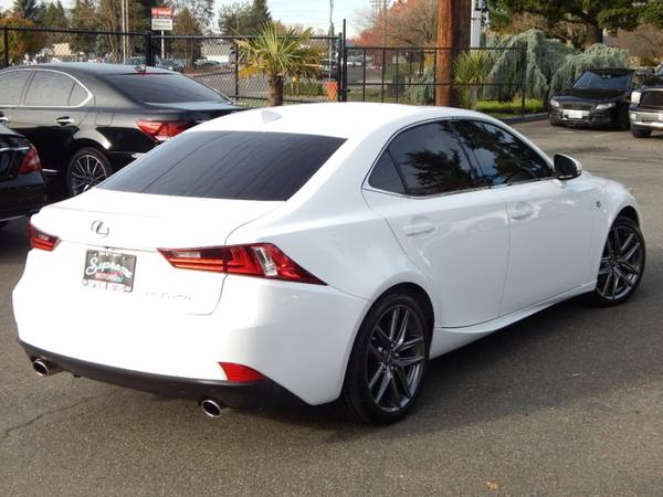 CLEAN CARFAX 1 OWNER 2014 Lexus IS 250 AWD F-Sport RARE WHITE/RED for sale in Auburn, WA – photo 21