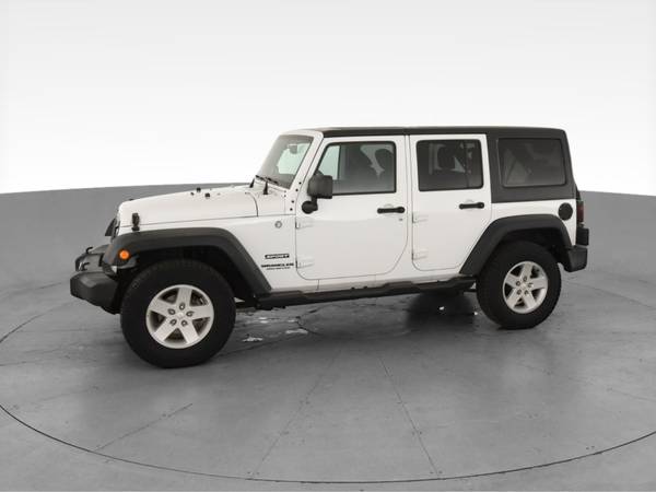 2015 Jeep Wrangler Unlimited Sport S SUV 4D suv White - FINANCE... for sale in Bronx, NY – photo 4