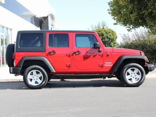 2011 Jeep Wrangler Unlimited Sport suv Flame Red Clearcoat - cars &... for sale in Pocatello, ID – photo 5