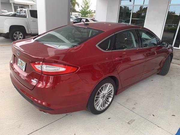 2016 Ford Fusion Ruby Red Metallic Tinted Clearcoat - cars & trucks... for sale in Naples, FL – photo 4