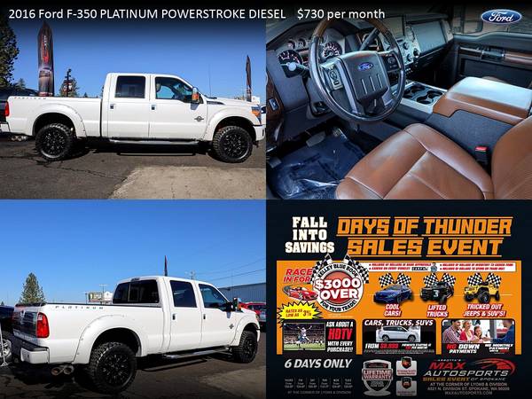 $608/mo - 2017 Ford F-250 MAXED OUT LARIAT DIESEL - LIFETIME... for sale in Spokane, WA – photo 18