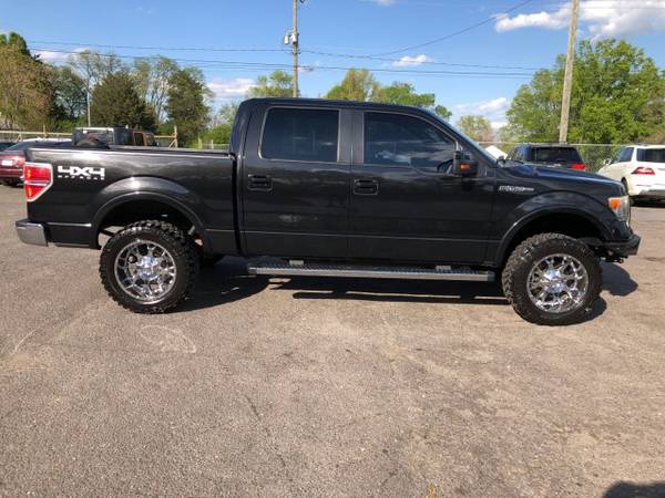 Ford F-150 4x4 Lariat Lifted Crew Cab V8 Pickup Truck Chrome Wheels for sale in Hickory, NC – photo 5