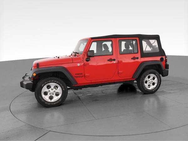 2015 Jeep Wrangler Unlimited Sport S SUV 4D suv Red - FINANCE ONLINE... for sale in Bowling Green , KY – photo 4