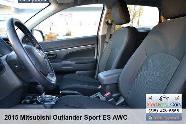2015 MITSUBISHI OUTLANDER SPORT ES AWC - cars & trucks - by dealer -... for sale in Syracuse, NY – photo 9