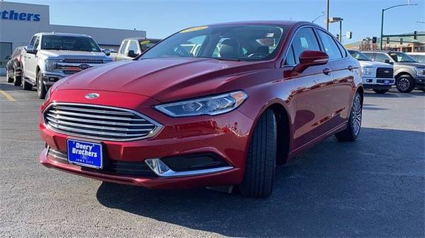 2018 Ford Fusion SE hatchback Red - cars & trucks - by dealer -... for sale in Iowa City, IA – photo 6