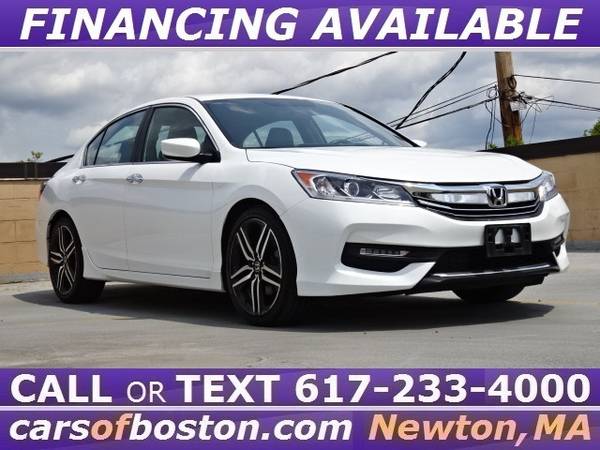 2017 HONDA ACCORD SPORT SENSING ONE OWNER 58k MILES WHITE ↑ GREAT DEAL for sale in Newton, MA – photo 7