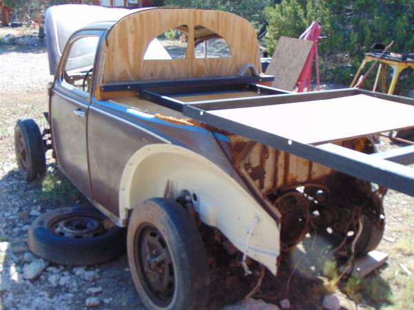 1969 VW Beetle Truck Conversion Project - cars & trucks - by owner -... for sale in Prewitt, AZ – photo 6