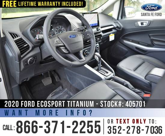 2020 FORD ECOSPORT TITANIUM SAVE Over 7, 000 off MSRP! for sale in Alachua, FL – photo 9