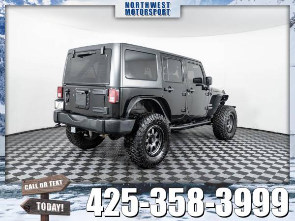 Lifted 2013 *Jeep Wrangler* Unlimited Sport 4x4 - cars & trucks - by... for sale in Lynnwood, WA – photo 5