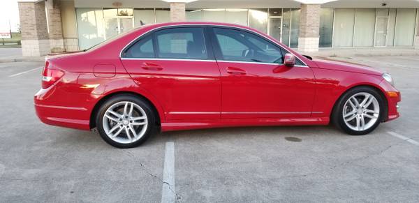 2013 MERCEDES-BENZ C250 RED for sale in Houston, TX – photo 3