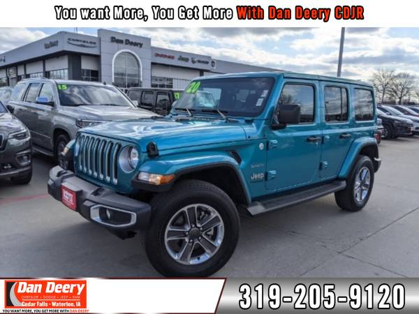 2020 Jeep Wrangler 4WD 4D Sport Utility/SUV Unlimited Sahara for sale in Waterloo, IA