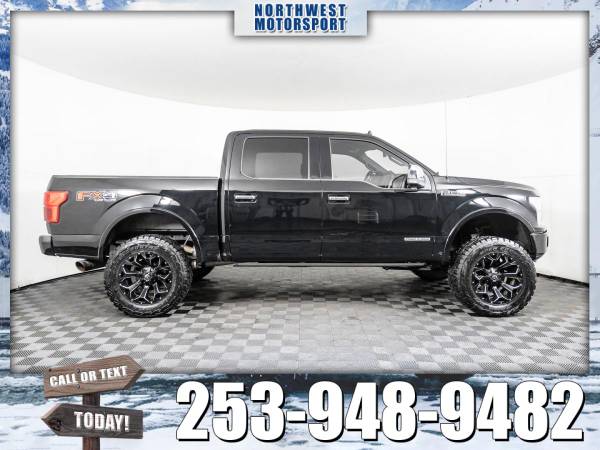 *ONE OWNER* Lifted 2018 *Ford F-150* Platinum FX4 4x4 - cars &... for sale in PUYALLUP, WA – photo 4
