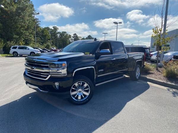 2017 Chevy Chevrolet Silverado 1500 High Country pickup Black - cars... for sale in Goldsboro, NC – photo 2
