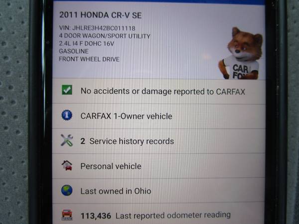 2011 Honda CRV SE with 113k miles, 1-Owner Clean Carfax/Very Well... for sale in Santa Clarita, CA – photo 19