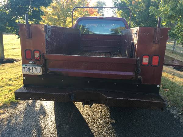 PRICE REDUCED 2000 F350 4x4 with 9' service body for sale in watsontown, PA – photo 4