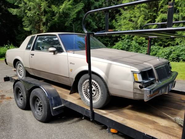1984 Buick Regal T-Type, 3 8L 6-Cyl Turbo, Minor Project - cars & for sale in Kirkland, WA – photo 2