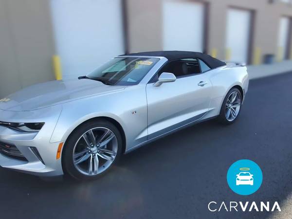 2017 Chevy Chevrolet Camaro LT Convertible 2D Convertible Silver - -... for sale in irving, TX – photo 3