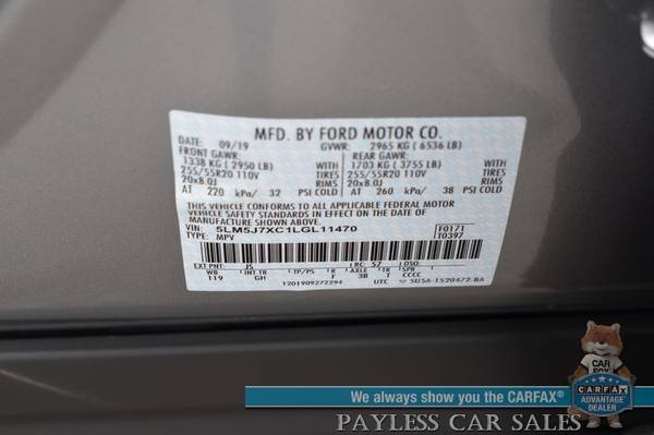 2020 Lincoln Aviator Reserve/AWD/Elements Plus Pkg/Auto Start for sale in Anchorage, AK – photo 23