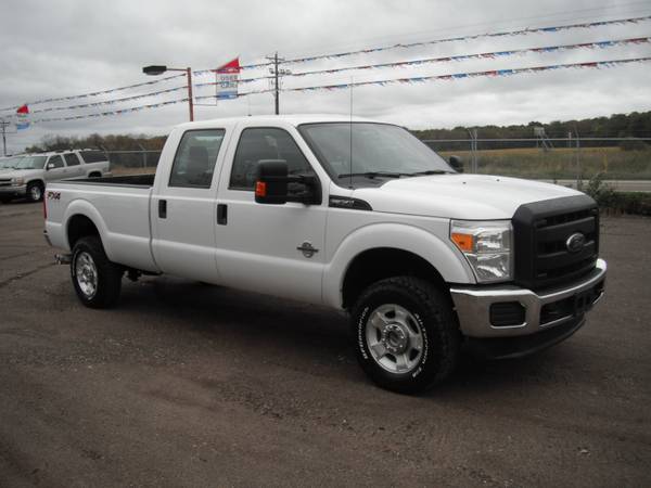 2012 ford f350 f-350 6.7 diesel crew cab long box 4x4 4wd for sale in Forest Lake, WI – photo 3