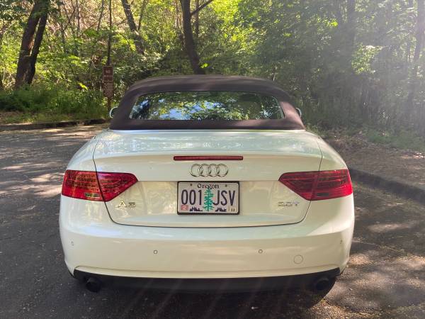 2013 Audi A5 convertible with low miles for sale in Ashland, OR – photo 5