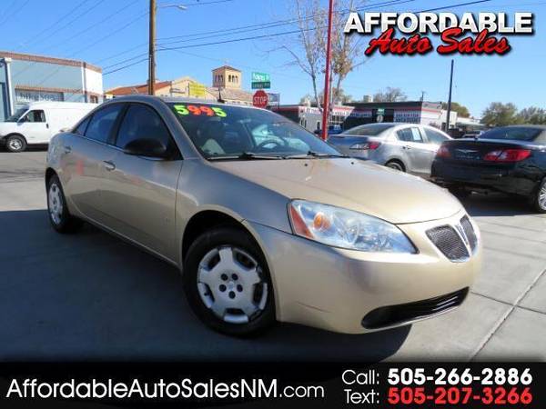 2008 Pontiac G6 1SV Sedan -FINANCING FOR ALL!! BAD CREDIT OK!! -... for sale in Albuquerque, NM