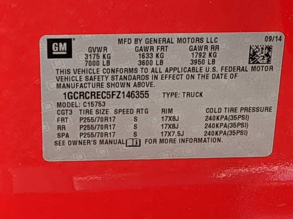 2015 Chevrolet Silverado 1500 LT SKU:FZ146355 Pickup - cars & trucks... for sale in Fort Myers, FL – photo 24