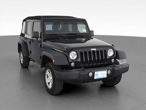 2017 Jeep Wrangler Unlimited Sport SUV 4D suv Black - FINANCE ONLINE... for sale in Worcester, MA – photo 16