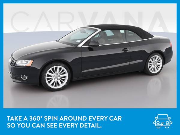 2012 Audi A5 2 0T Quattro Premium Cabriolet 2D Convertible Black for sale in Albany, NY – photo 3