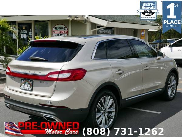 2017 LINCOLN MKX RESERVE, only 36k miles! - cars & trucks - by... for sale in Kailua-Kona, HI – photo 3