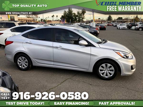 2017 Hyundai Accent SE Sedan for only $9,995 - cars & trucks - by... for sale in Rancho Cordova, CA – photo 7