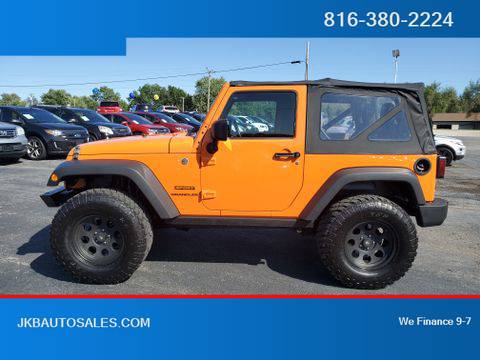 2012 Jeep Wrangler 4WD Sport SUV 2D Trades Welcome Financing Available for sale in Harrisonville, MO – photo 2