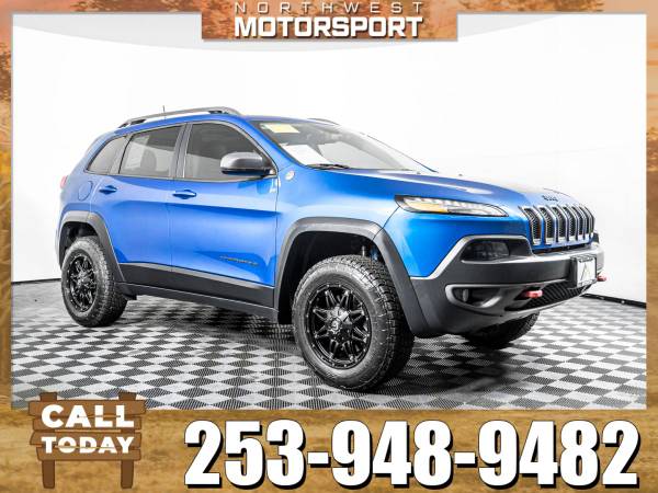 *SPECIAL FINANCING* Lifted 2017 *Jeep Cherokee* Trailhawk 4x4 for sale in PUYALLUP, WA