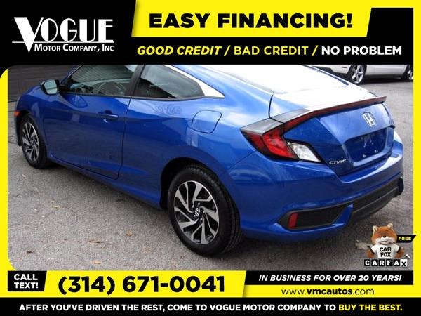 2017 Honda Civic Coupe LX FOR - - by dealer - vehicle for sale in Saint Louis, MO – photo 8