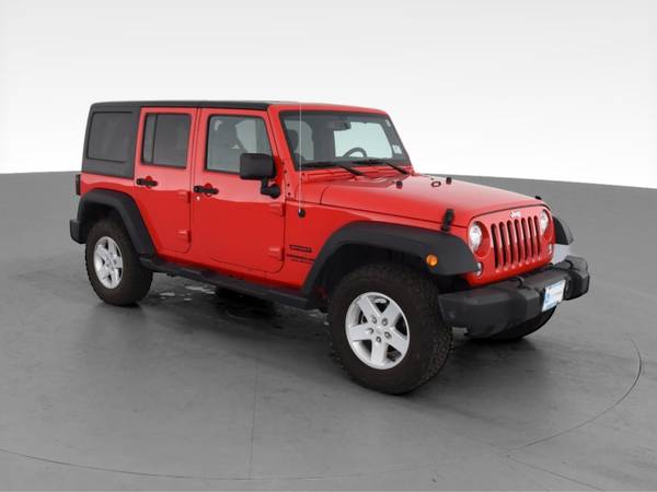 2017 Jeep Wrangler Unlimited Sport SUV 4D suv Red - FINANCE ONLINE -... for sale in Columbus, GA – photo 15