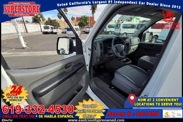 2018 NISSAN NV1500 S VAN-EZ FINANCING-LOW DOWN! - cars & trucks - by... for sale in El Cajon, CA – photo 17