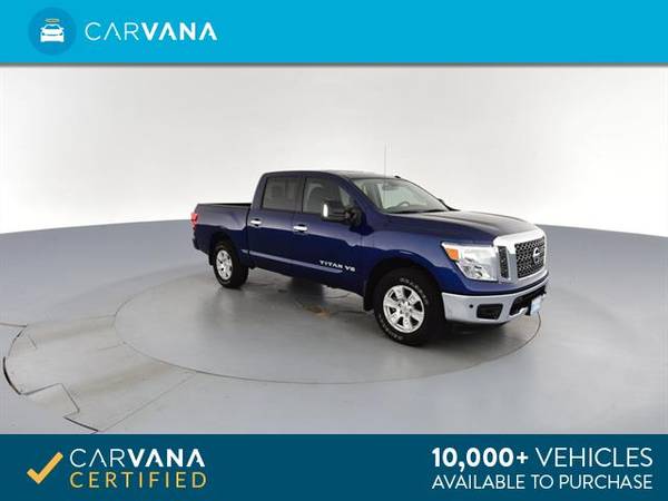 2018 Nissan Titan Crew Cab SV Pickup 4D 5 1/2 ft pickup Blue - FINANCE for sale in Columbia, SC – photo 9