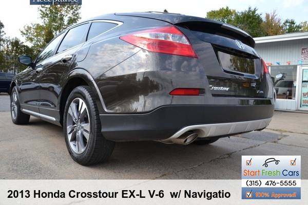 2013 HONDA CROSSTOUR EX-L V-6 W/ NAVIGATION - cars & trucks - by... for sale in Syracuse, NY – photo 3