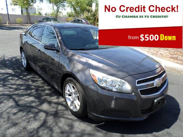 '13 Chevy Malibu Buy Here Pay Here Bad No Credit Check 500 Down 1000... for sale in Glendale, AZ
