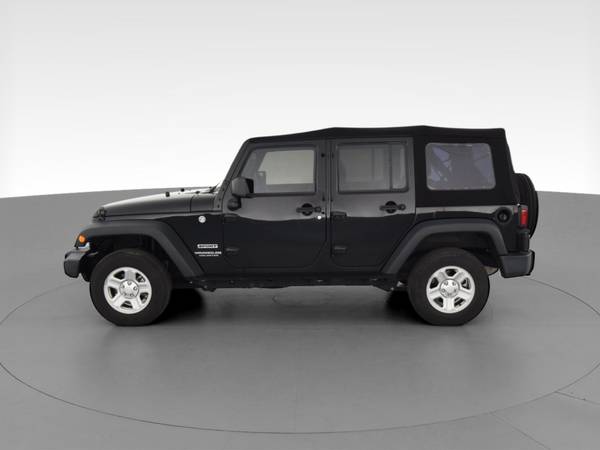 2017 Jeep Wrangler Unlimited Sport SUV 4D suv Black - FINANCE ONLINE... for sale in Atlanta, IL – photo 5