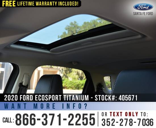 2020 FORD ECOSPORT TITANIUM 8, 000 off MSRP! for sale in Alachua, FL – photo 15