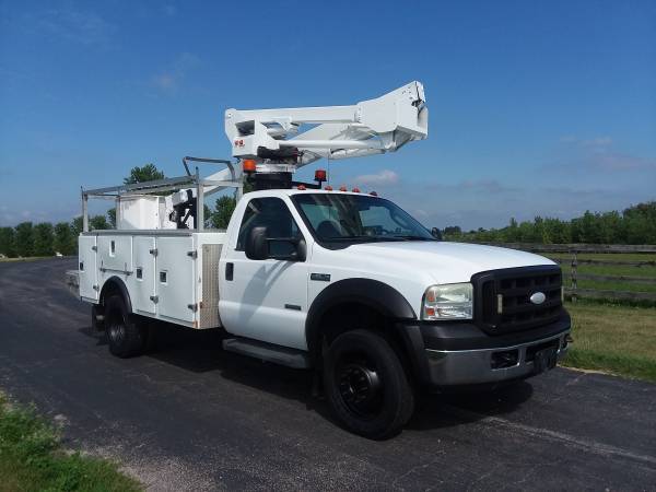 42' 2006 Ford F550 Diesel Versalift Bucket Boom Lift Service Truck for sale in Hampshire, IA – photo 21