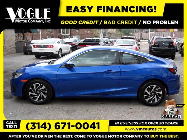 2017 Honda Civic Coupe LX FOR - - by dealer - vehicle for sale in Saint Louis, MO – photo 9