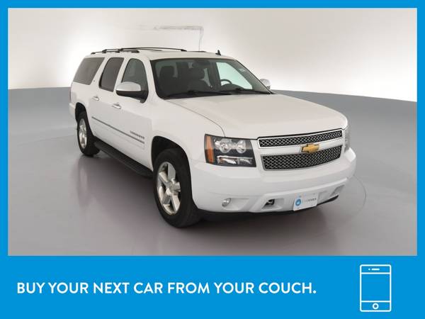 2014 Chevy Chevrolet Suburban 1500 LTZ Sport Utility 4D suv White for sale in Pittsburgh, PA – photo 12