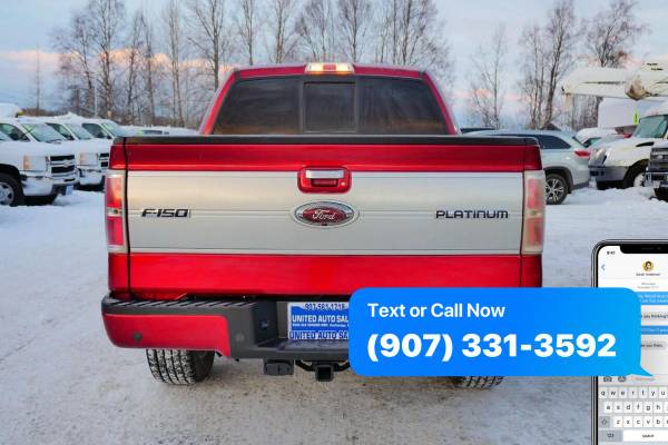 2013 Ford F-150 F150 F 150 Platinum 4x4 4dr SuperCrew Styleside 5 5 for sale in Anchorage, AK – photo 9