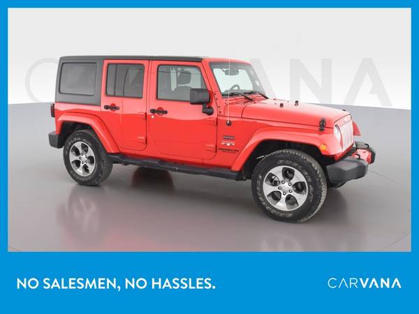 2016 Jeep Wrangler Unlimited Sahara Sport Utility 4D suv Red for sale in Louisville, KY – photo 11