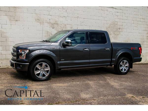 1 Owner '17 Ford F-150 Platinum FX4 4x4 Crew Cab for DIRT CHEAP! for sale in Eau Claire, MN – photo 5