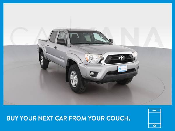 2015 Toyota Tacoma Double Cab PreRunner Pickup 4D 5 ft pickup Silver for sale in Arlington, District Of Columbia – photo 12
