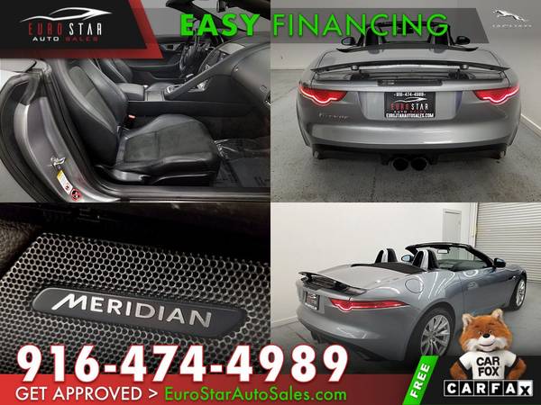 2015 JAGUAR F TYPE F-TYPE V6 CONVERTIBLE / FINANCING AVAILABLE!!! for sale in Rancho Cordova, CA – photo 5