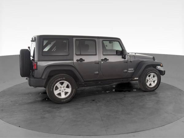2017 Jeep Wrangler Unlimited Sport SUV 4D suv Black - FINANCE ONLINE... for sale in Palmdale, CA – photo 12