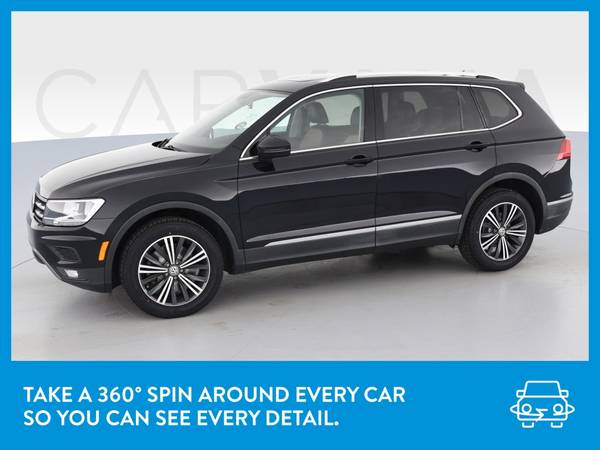2018 VW Volkswagen Tiguan 2 0T SEL Sport Utility 4D suv Black for sale in Madison, WI – photo 3
